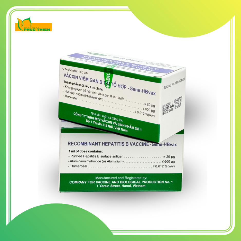 GENE-HBVAX – Vắc-xin phòng bệnh viêm gan B